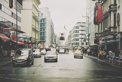 View of city street