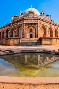 View of temple against clear sky