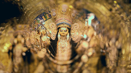 Durga statue at place of worship