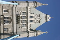 Low angle view of building against sky