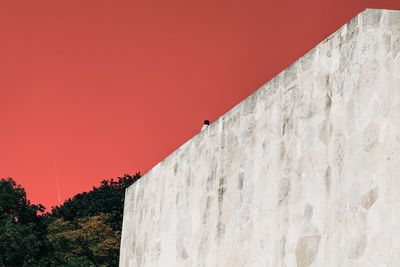 Low angle view of a building against the sky