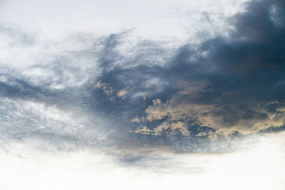 Low angle view of cloudscape