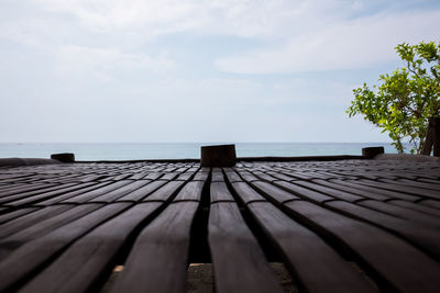 Close-up of roof against sky