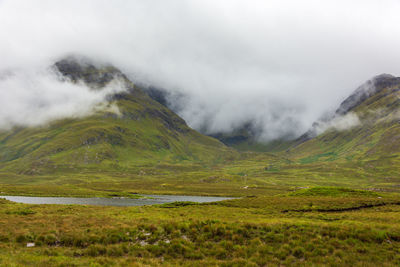 Scenic view of landscape against sky