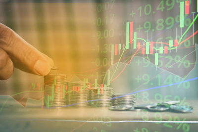 Midsection of person holding glass