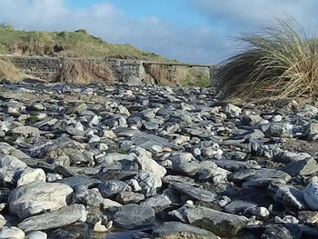 Rocks on beach