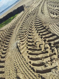 Street lights in row