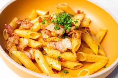 Close-up of food in bowl on table