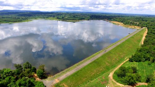 Panoramic view of landscape against sky