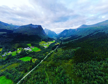 Beautiful mountain of Ørsta norway