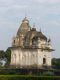 Low angle view of historical building against sky