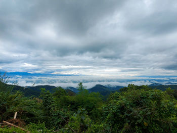 Scenic view of landscape against sky