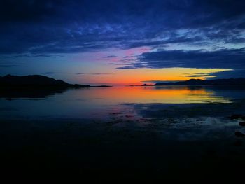 Sunset over sea
