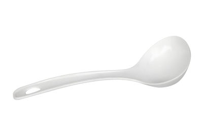 Close-up of spoon against white background