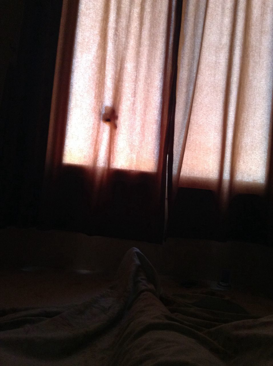 indoors, window, home interior, curtain, bed, absence, no people, dark, empty, close-up, domestic room, bedroom, house, room, wall - building feature, sunlight, wall, shadow, pattern, selective focus