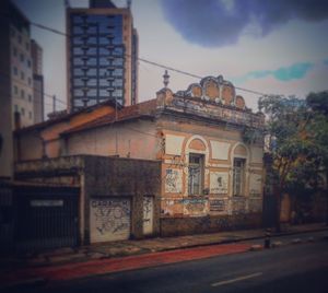 View of buildings in city