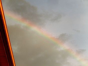 Reflection of clouds in glass window