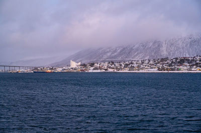 Views from boat cruise around the fjord of tromso