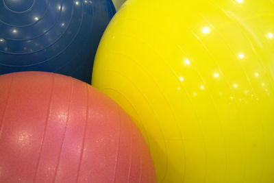 Close-up of multi colored balloons