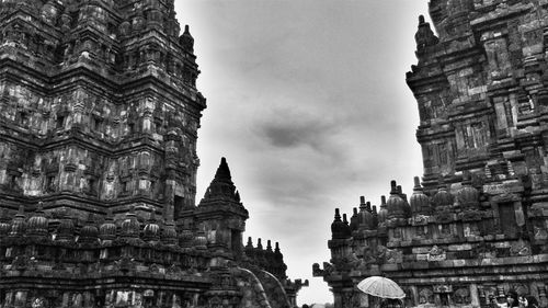 Low angle view of temple