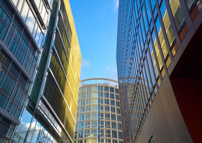 Low angle view of modern building