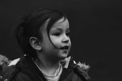 Close-up of cute girl