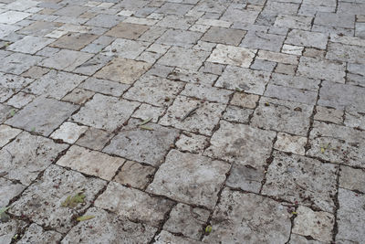 Full frame shot of cobblestone street