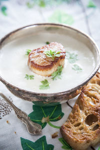 Soup in bowl