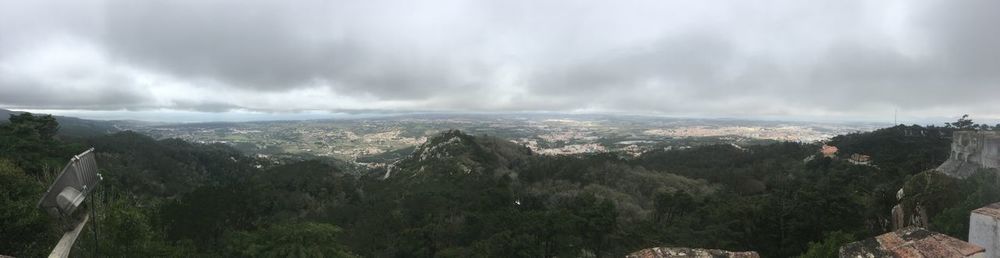 Panoramic view of landscape against sky