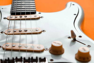 Close-up of guitar