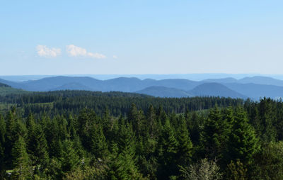 Scenic view of mountains