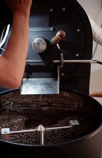Modern coffee roasting machine