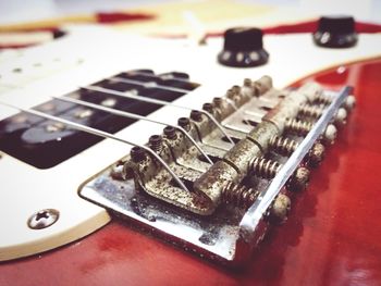 Close-up of guitar