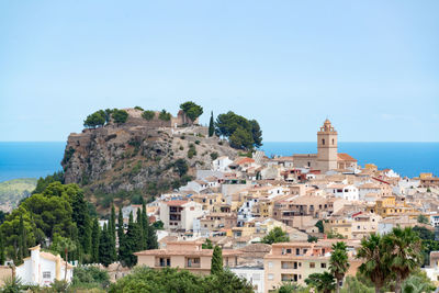 View of buildings in city