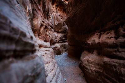 Rock formations in water