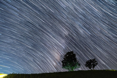 Scenic view of sky at night