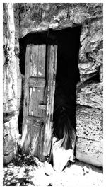 Entrance of old building