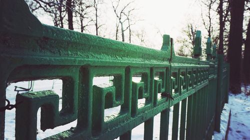 Fence in park