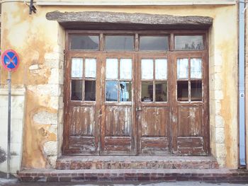 Exterior of old building