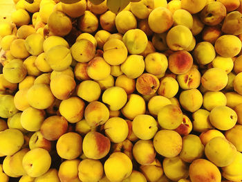 Full frame shot of fruits for sale at market stall