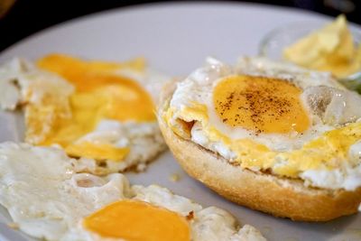 Close-up of breakfast