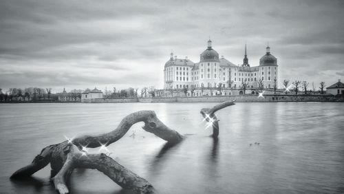 Low section of woman in water