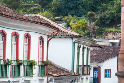 View of residential buildings at ouro preto