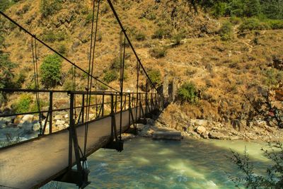 Footbridge over water