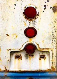 Close-up of rusty metal