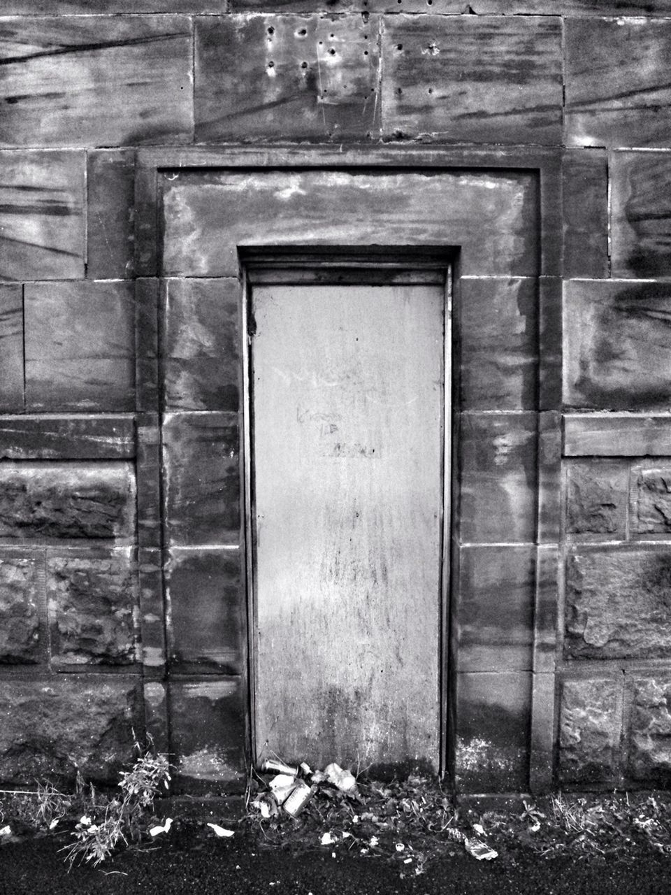 built structure, architecture, window, old, wall - building feature, closed, door, wood - material, building exterior, house, weathered, full frame, abandoned, brick wall, damaged, wall, no people, day, backgrounds, obsolete