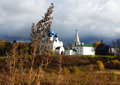 View of church against cloudy sky