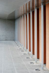 Empty corridor of building