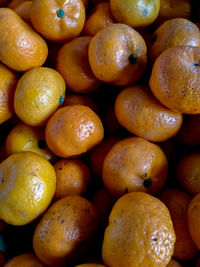 Full frame shot of fruits for sale at market stall