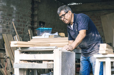 Man working in workshop